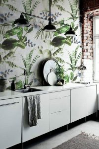 papel pintado cocina